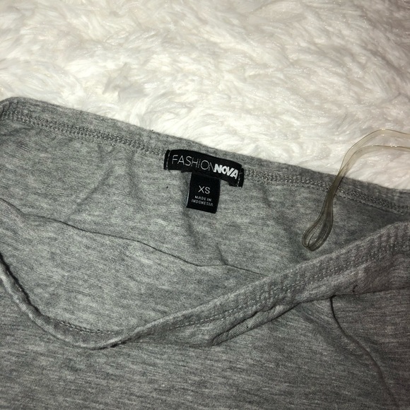 Fashion Nova Simple Dreams Dress Grey - Picture 3 of 3